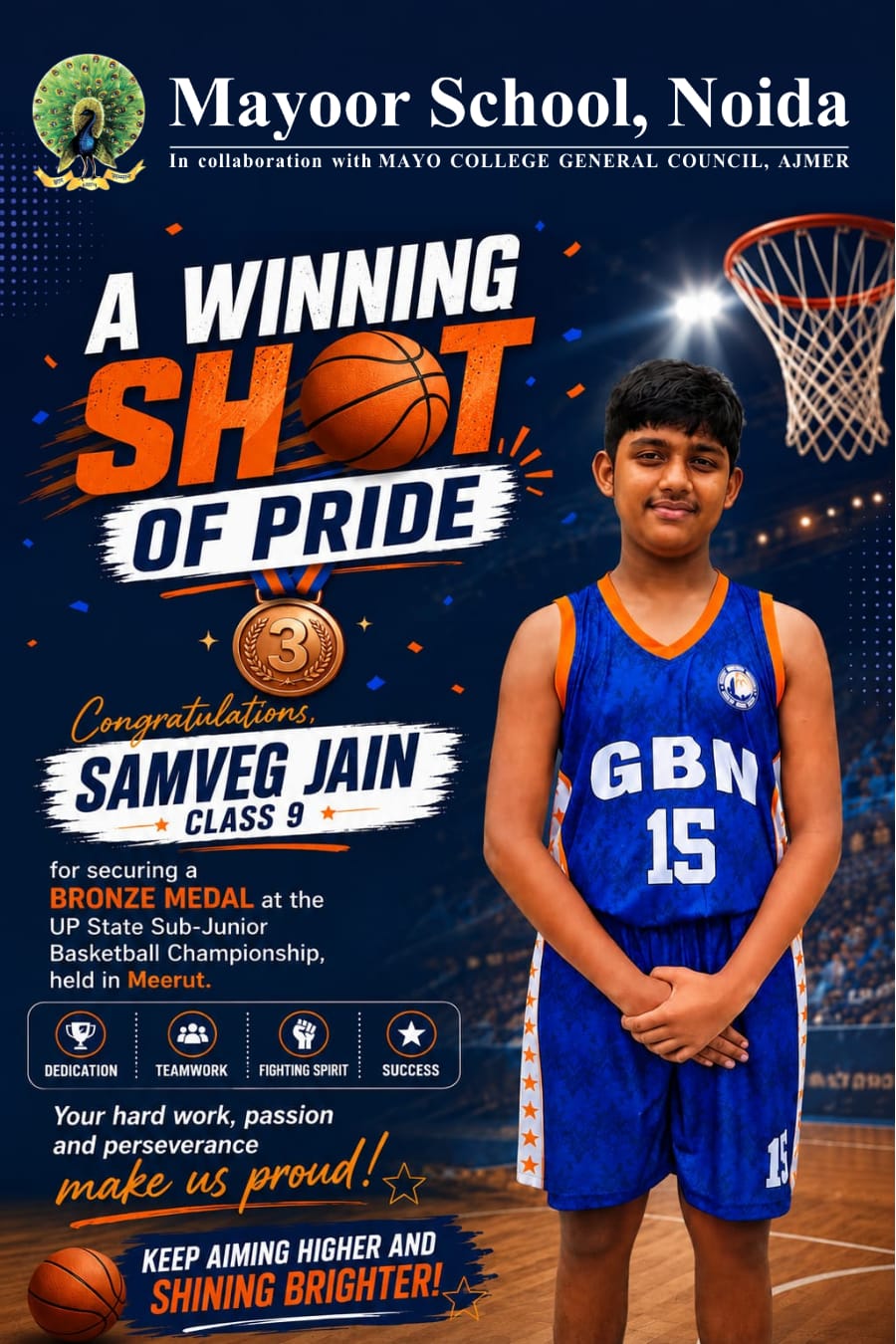 PROUD MOMENT ON THE COURT!